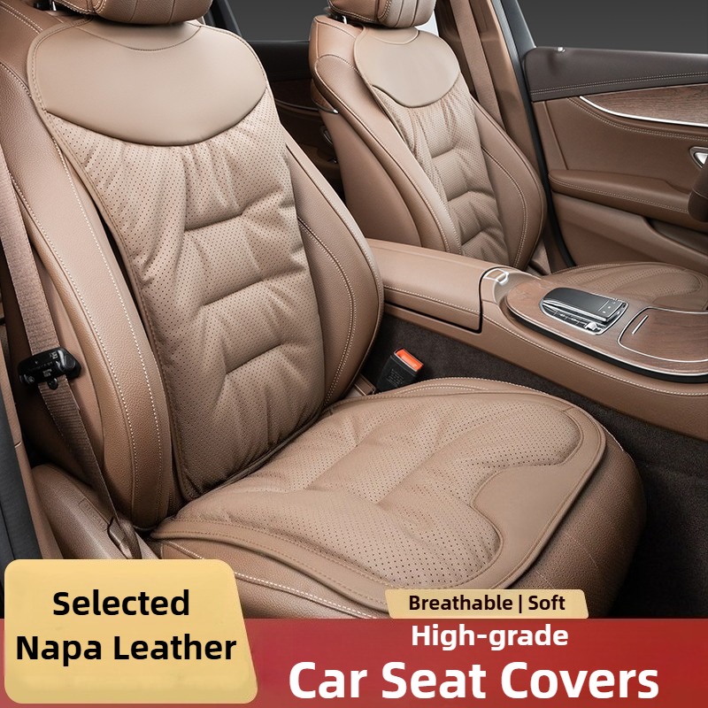 Leather Car Seat Covers Full Set Universal - 부드러운 나파 가죽 자동차 시트 커버