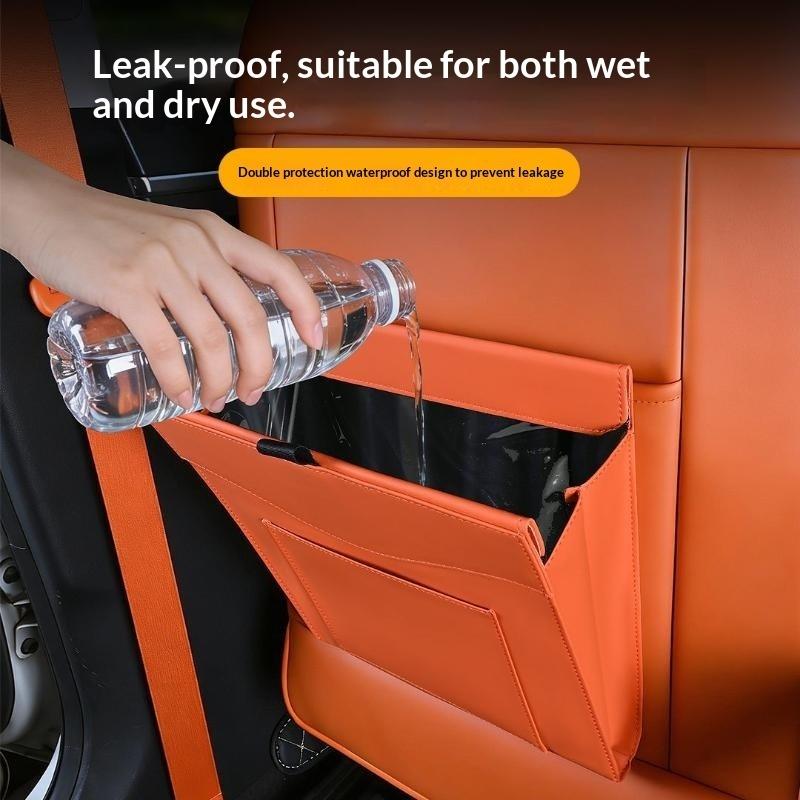 Waterproof Car Trash Can With Lid - 차량용 쓰레기통 방수 자석 부착형 숨겨진