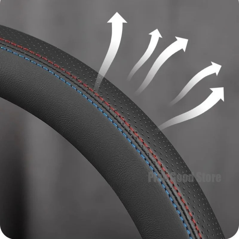 나파 가죽 자동차 스티어링 휠 커버 (모든 신형 MG  - Car Steering Wheel Cover Anti Slip Breathable 리뷰 및 가격
