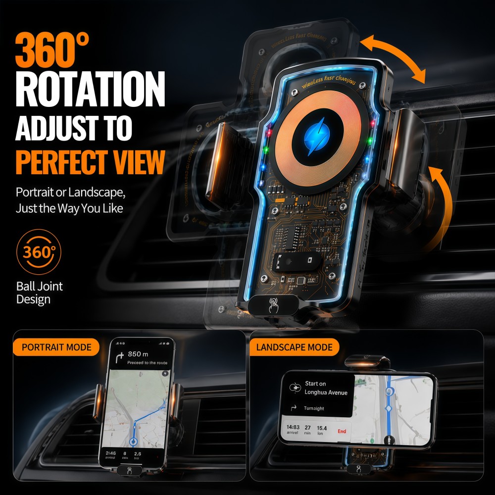 비빌랩스 마그네틱 무선 차량용 핸드폰 거치대 고속 충전 - Magnetic Phone Holder For Car Vent 리뷰 및 가격