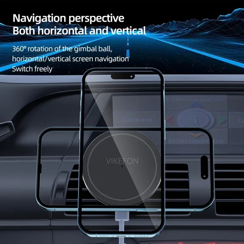 차량용 무선 충전기 마그네틱 폰 홀더 에어벤트 클립 마 - Magnetic Phone Holder For Car Vent 리뷰 및 가격