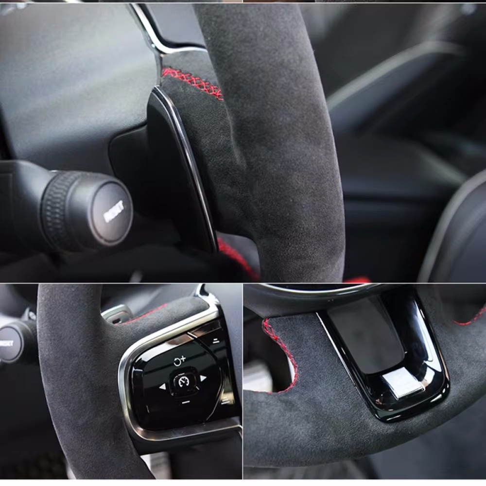 커스텀 자동차 핸들 커버, 손 바느질, 미끄럼 방지,  - Car Steering Wheel Cover Anti Slip Breathable 리뷰 및 가격