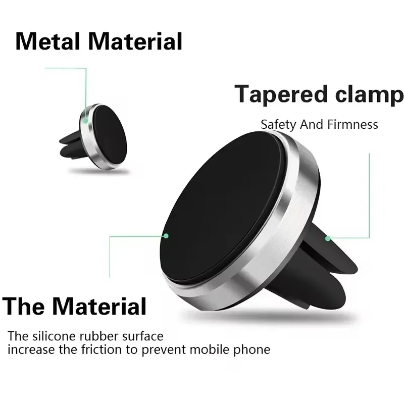 자동차 에어벤트 마그네틱 휴대폰 거치대, 아이폰, 삼성 - Magnetic Phone Holder For Car Vent 리뷰 및 가격