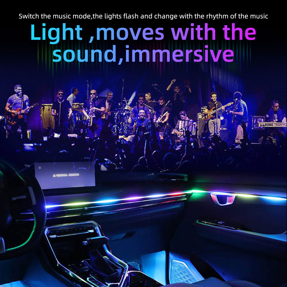 1/2in1 110cm 140cm 아크릴 차량용 LED - Led Ambient Interior Car Lights App Control 리뷰 및 가격