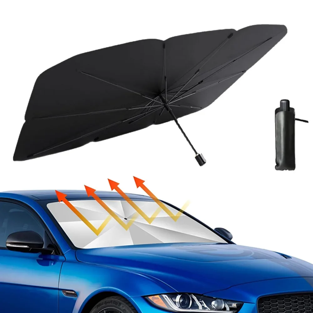 휴대용 차량 앞유리 차양 우산, 높은 차광율, 자외선  - Car Sunshade Windshield Umbrella Foldable 리뷰 및 가격