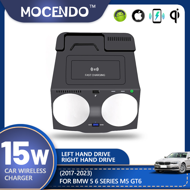 BMW 5 6 시리즈 G30 G38 G32 6GT 20 - Wireless Car Charger Mount Fast Charging 리뷰 및 가격