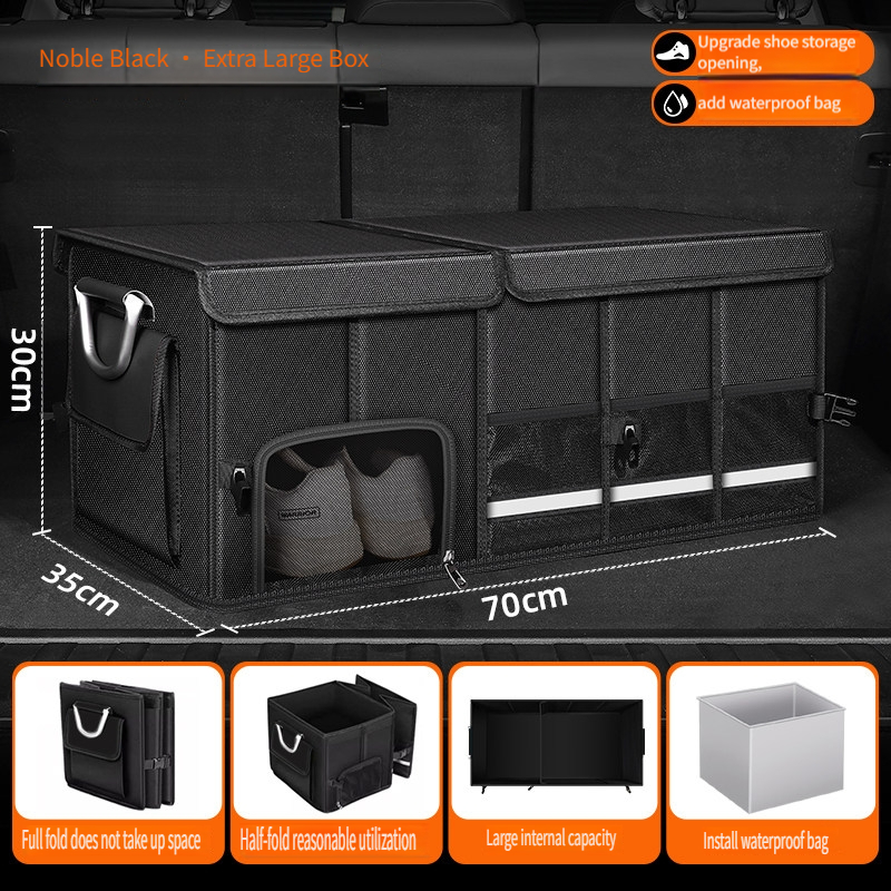 방수 접이식 95L 옥스포드 천 보관 가방 캠핑 낚시  - Car Trunk Organizer Foldable Storage Box 리뷰 및 가격