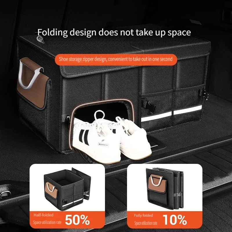 방수 접이식 95L 옥스포드 천 보관 가방 캠핑 낚시  - Car Trunk Organizer Foldable Storage Box 리뷰 및 가격