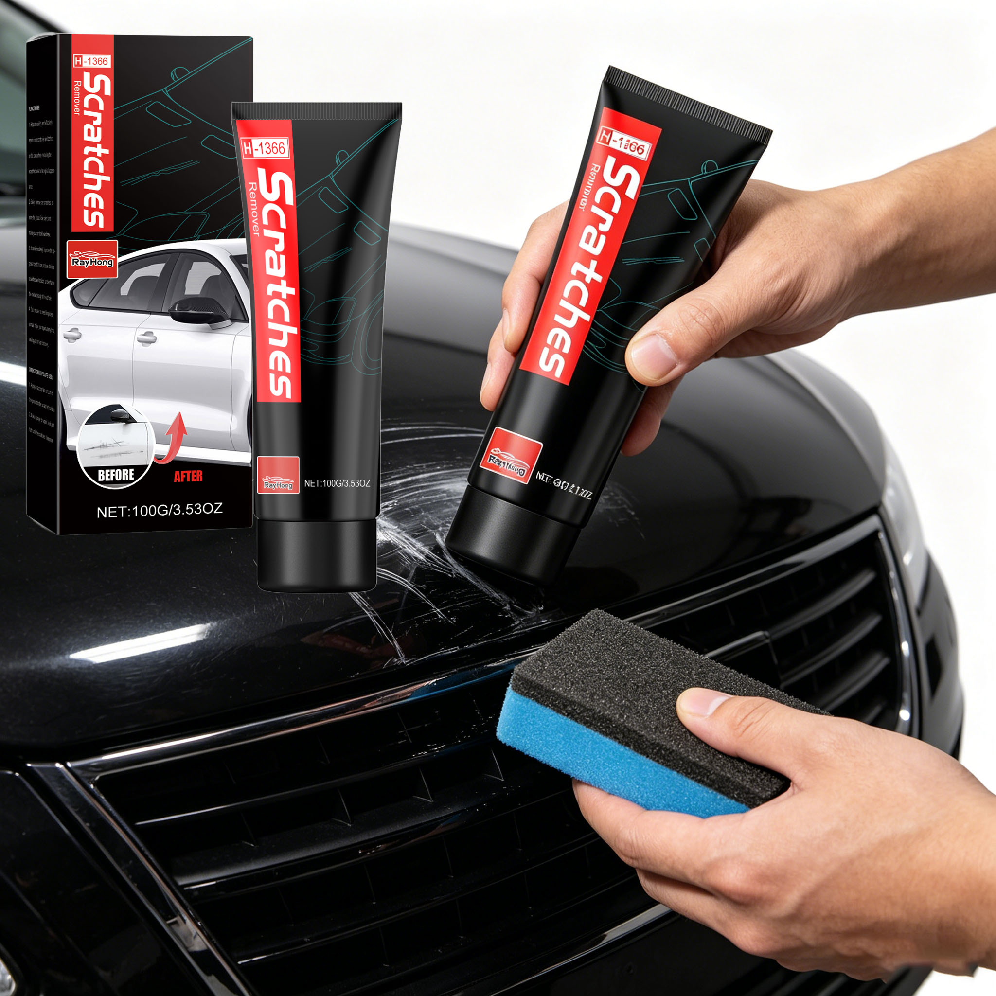 자동차 스크래치 제거 페이스트, 작은 흠집 및 페인트  - Car Scratch Repair Polishing Wax Paste 리뷰 및 가격