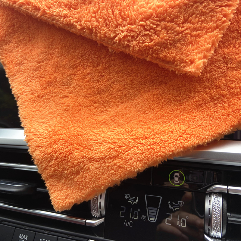 Lucullan 40x40cm 오렌지 슈퍼 두꺼운 플러 - Microfiber Car Drying Towel Super Absorbent 리뷰 및 가격