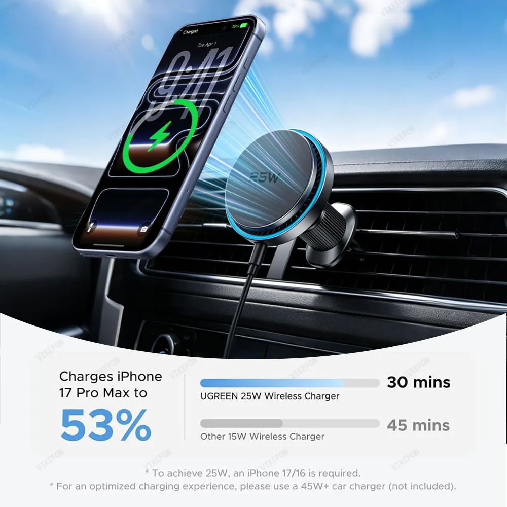 MagSafe iPhone 17, 16, 15, 14, - Magnetic Phone Holder For Car Vent 리뷰 및 가격